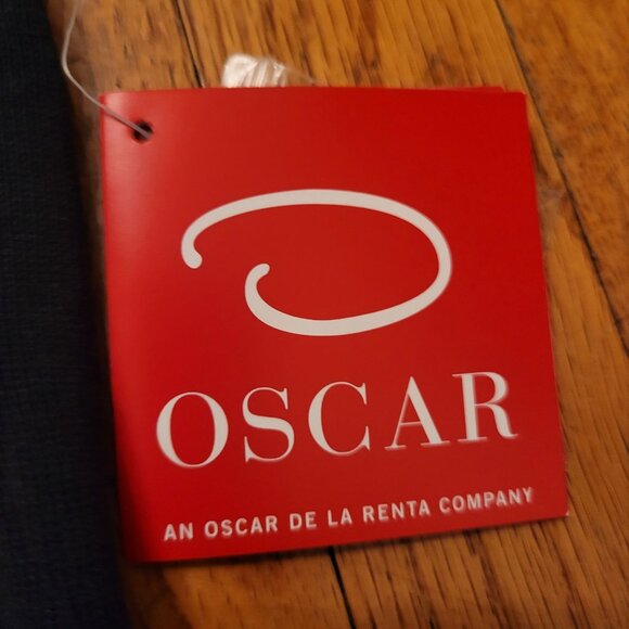 Oscar De La Renta L Black Beaded Scoop Neck Sleeveless Sweater Top Silk - Picture 6 of 7